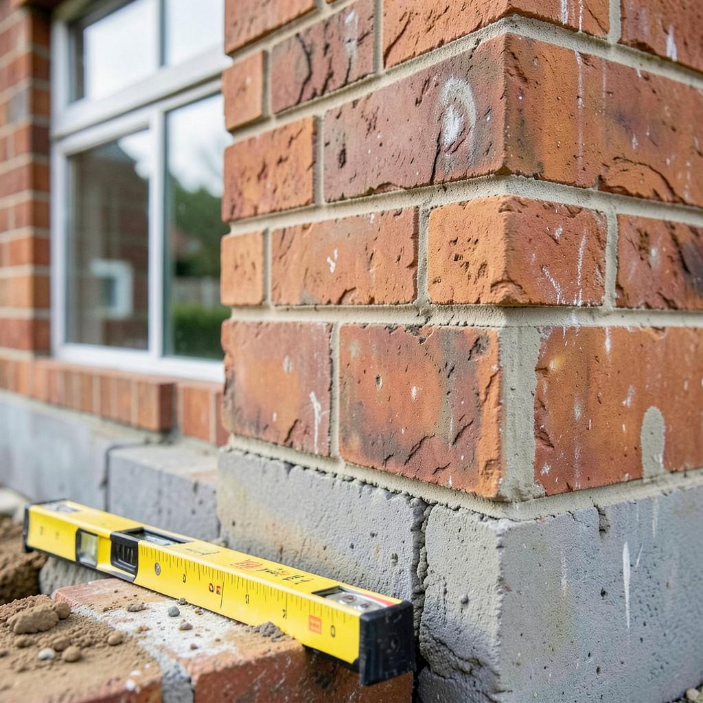 New brickwork detail on a house extension
